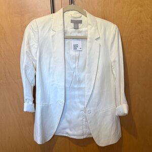 H&M Cream Blazer for Women